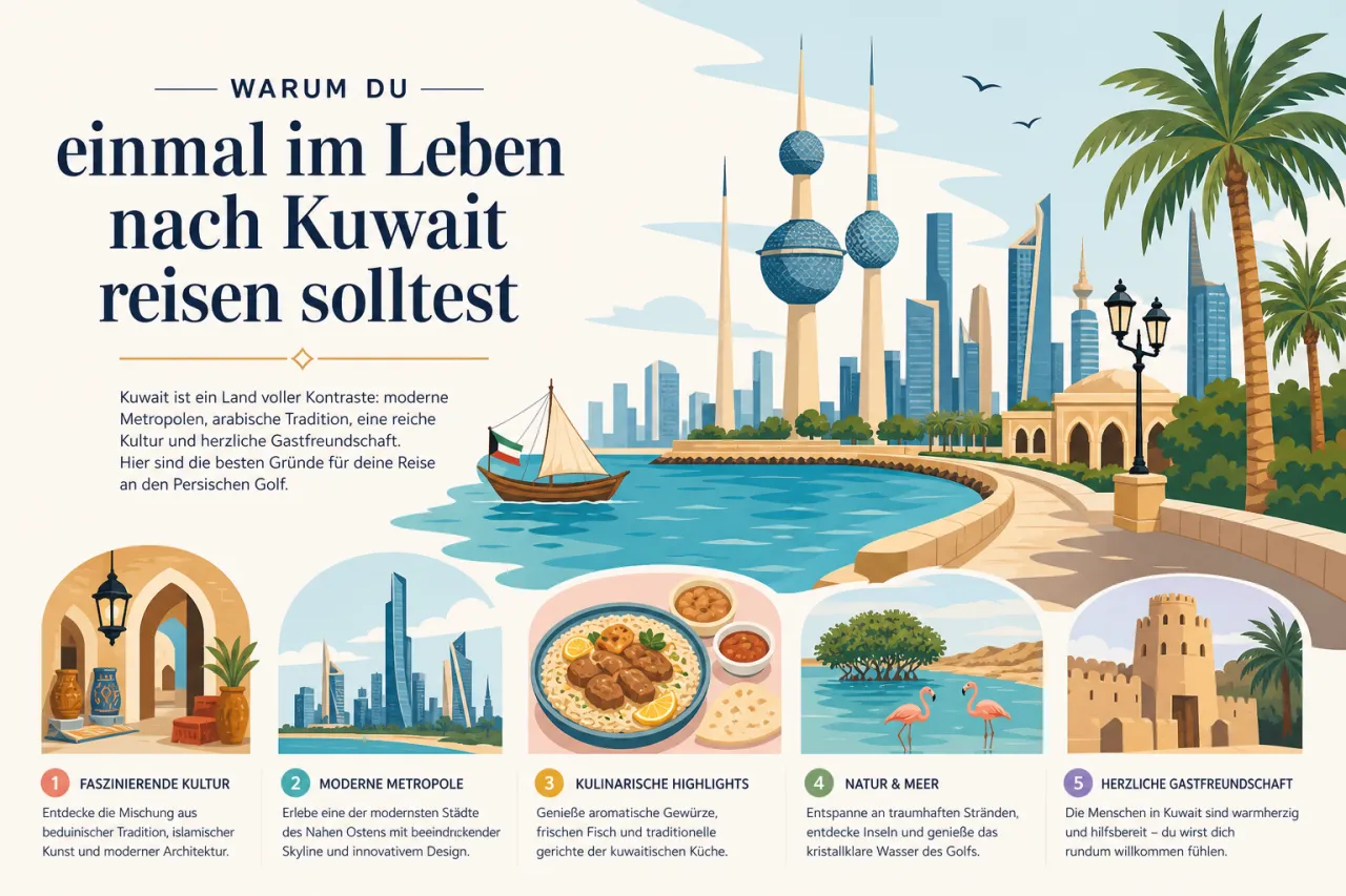 Warum du einmal im Leben nach Kuwait reisen solltest