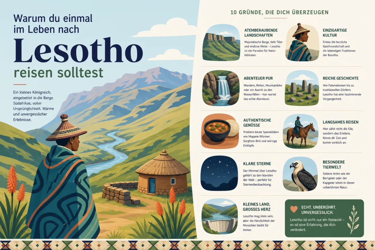 Warum du einmal im Leben nach Lesotho reisen solltest
