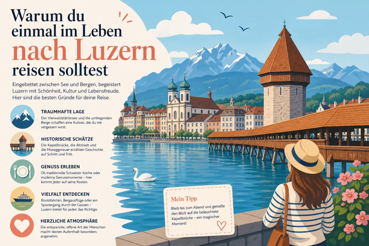 Warum du einmal im Leben nach Luzern reisen solltest