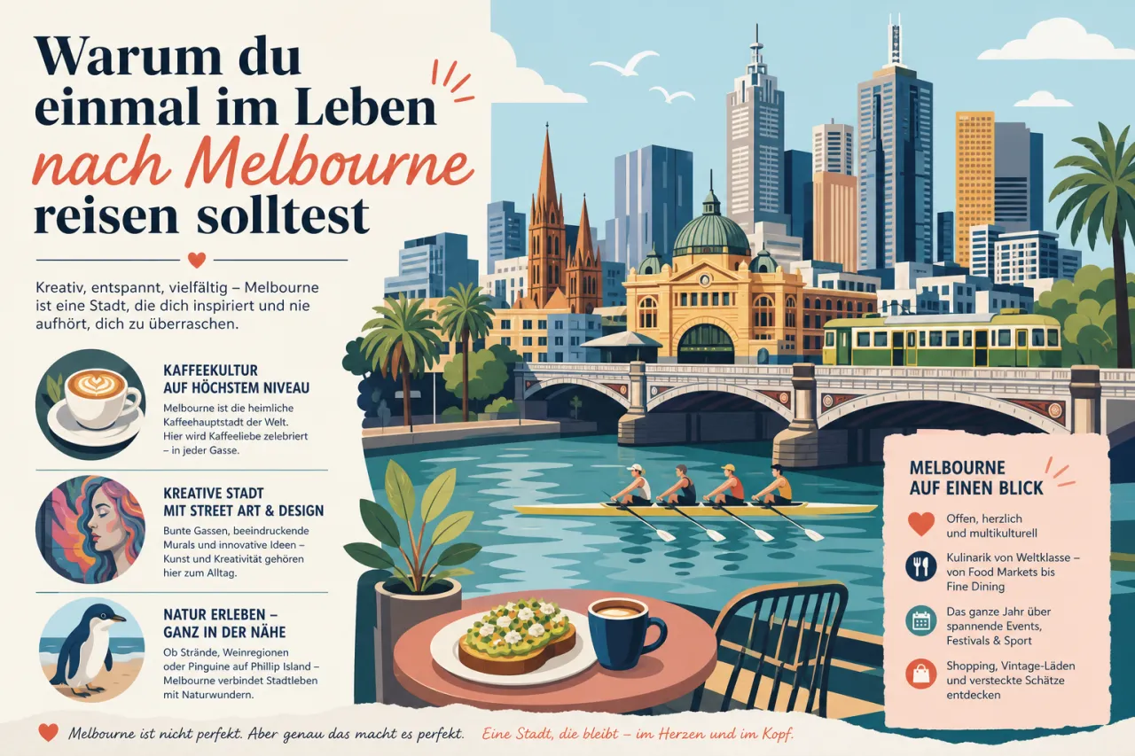 Warum du einmal im Leben nach Melbourne reisen solltest