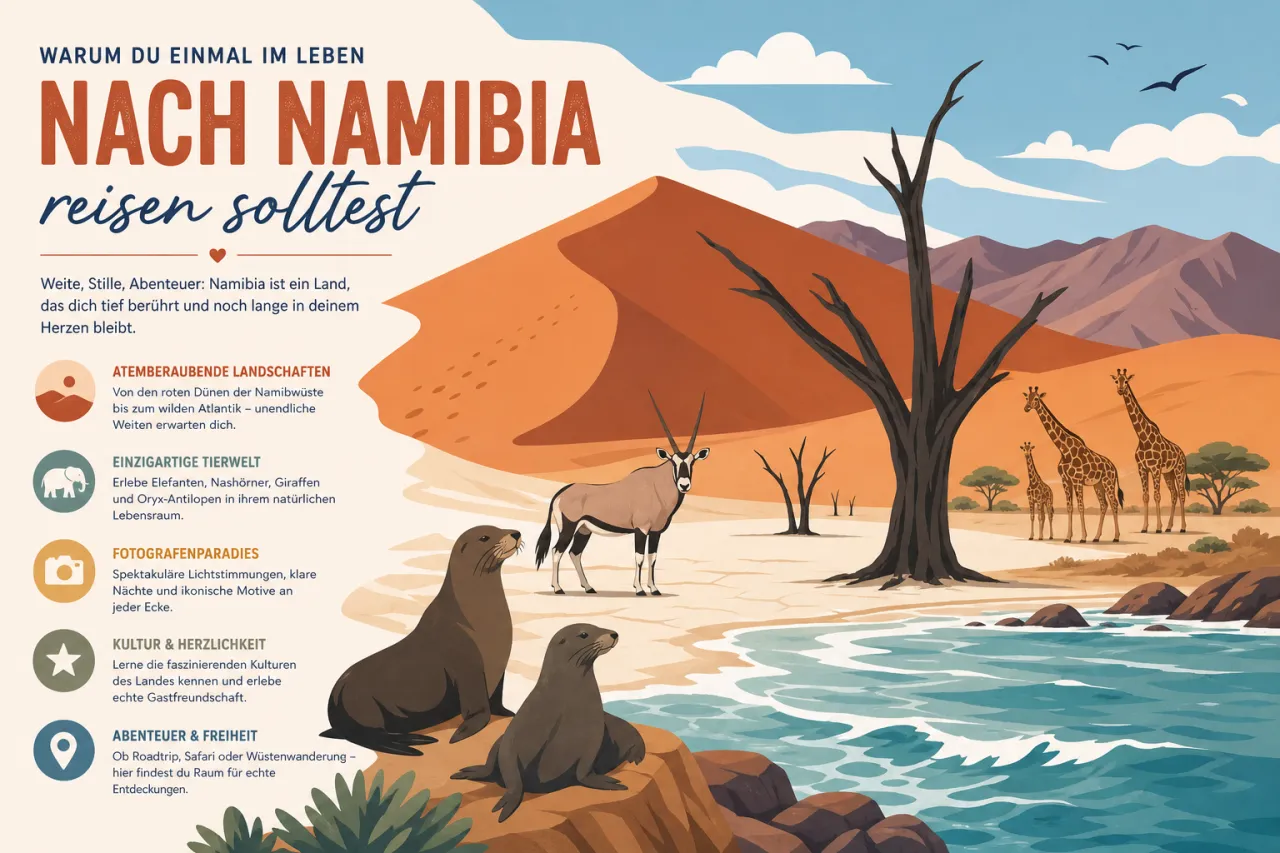 Warum du einmal im Leben nach Namibia reisen solltest
