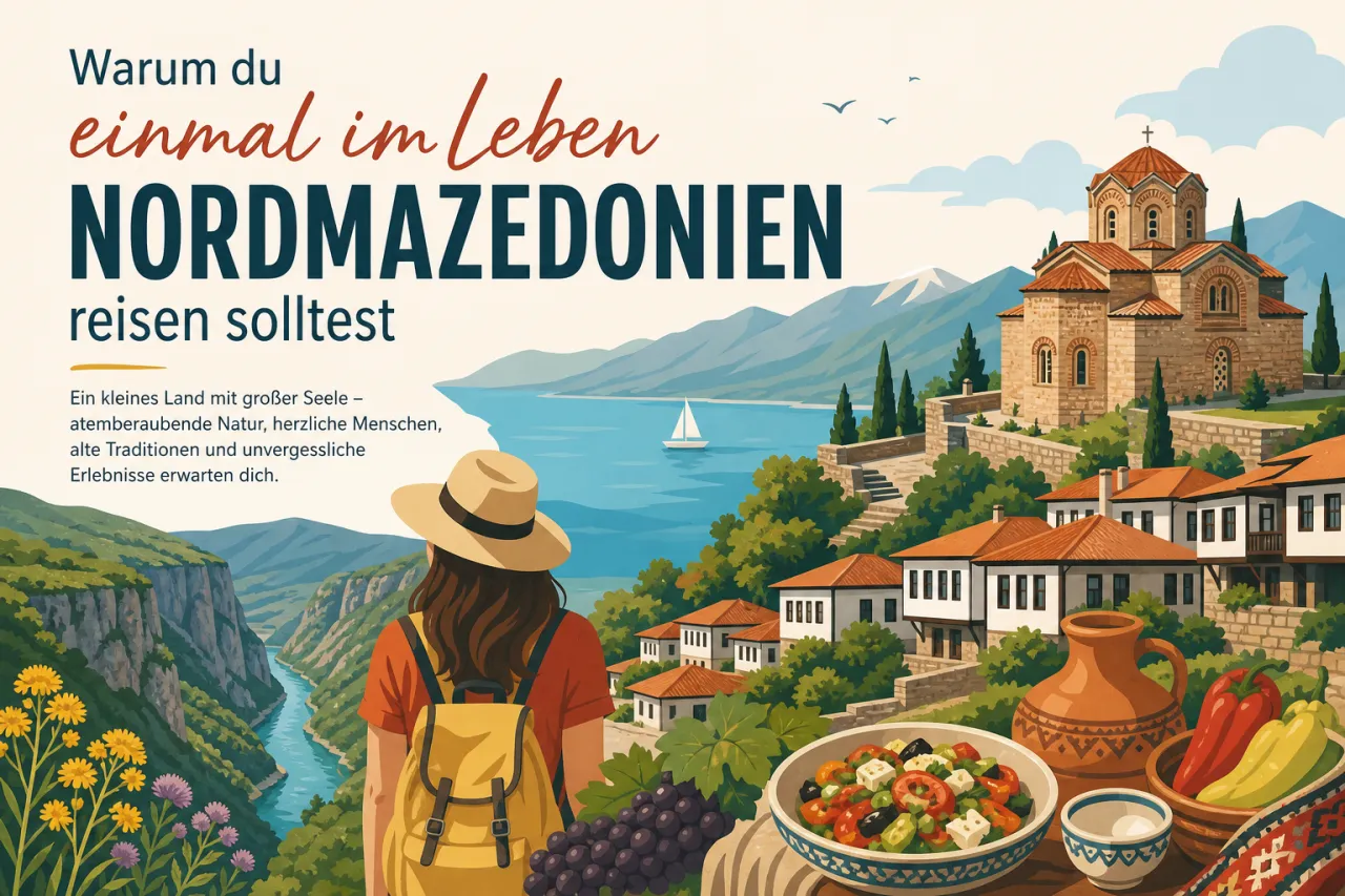 Warum du einmal im Leben nach Nordmazedonien reisen solltest