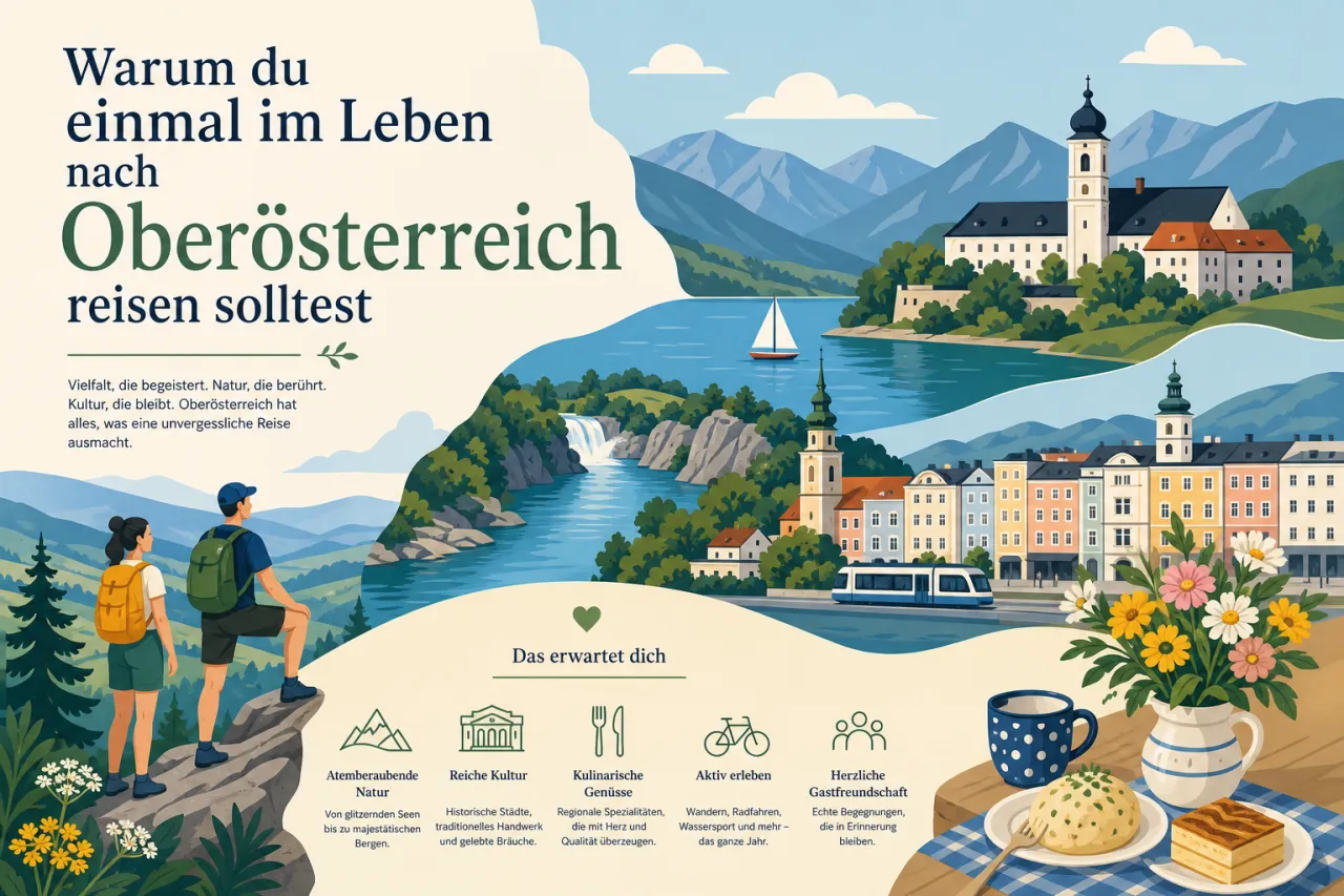 Warum du einmal im Leben nach Oberösterreich reisen solltest
