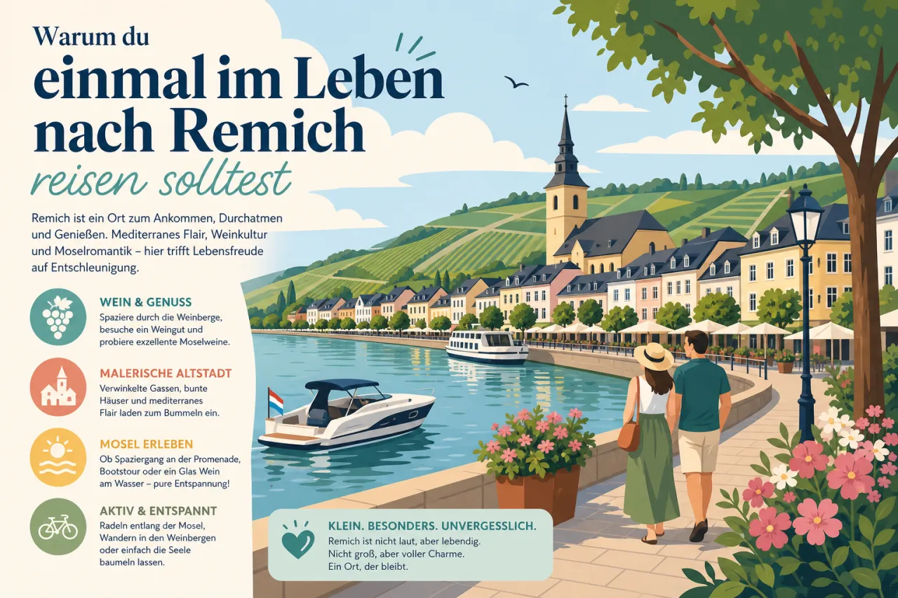 Warum du einmal im Leben nach Remich reisen solltest