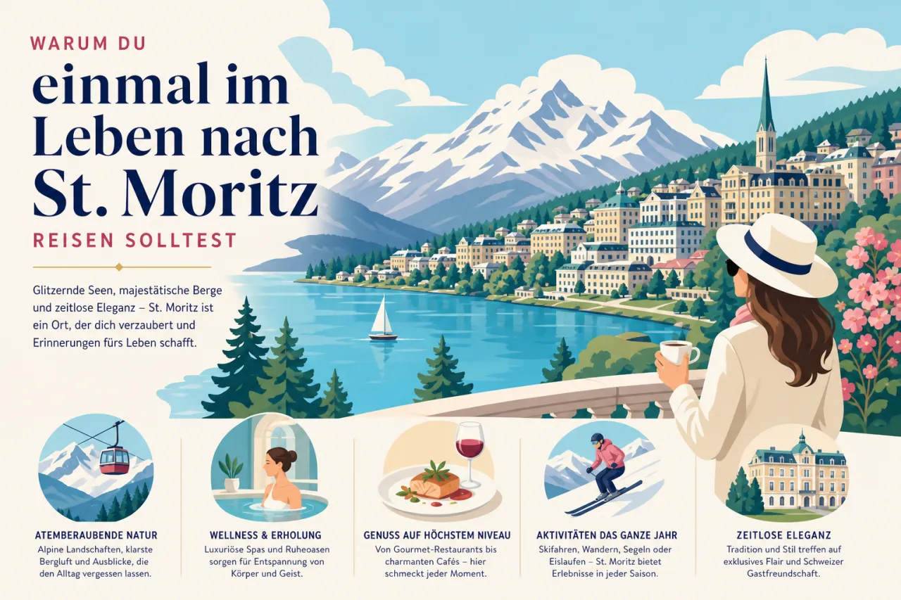Warum du einmal im Leben nach St. Moritz reisen solltest