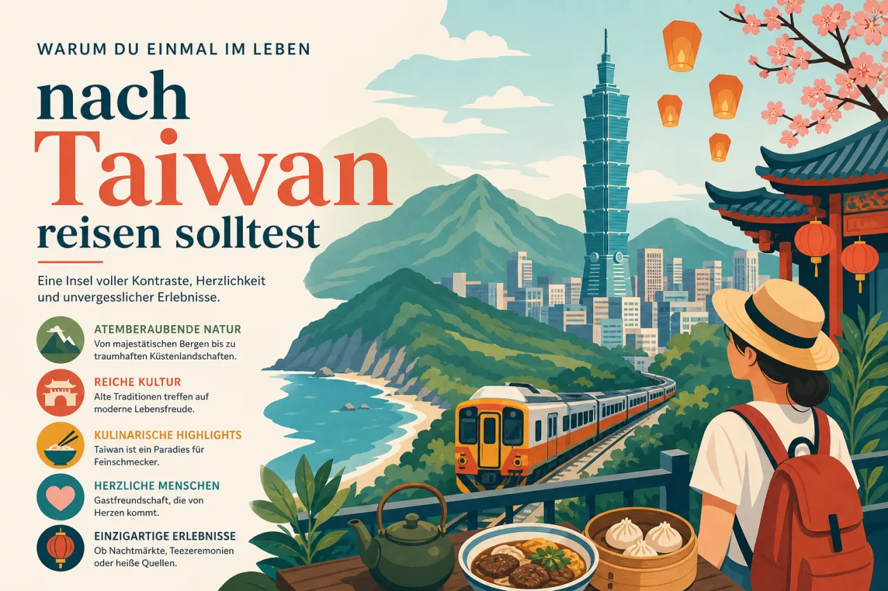 Warum du einmal im Leben nach Taiwan reisen solltest