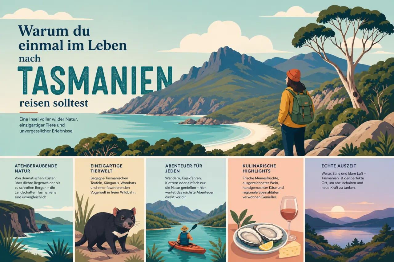 Warum du einmal im Leben nach Tasmanien reisen solltest