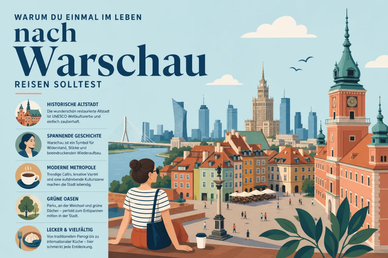 Warum du einmal im Leben nach Warschau reisen solltest
