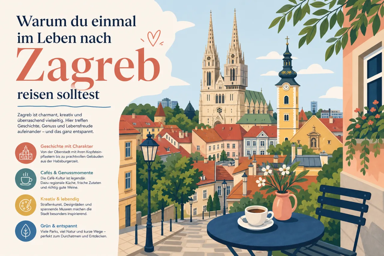 Warum du einmal im Leben nach Zagreb reisen solltest