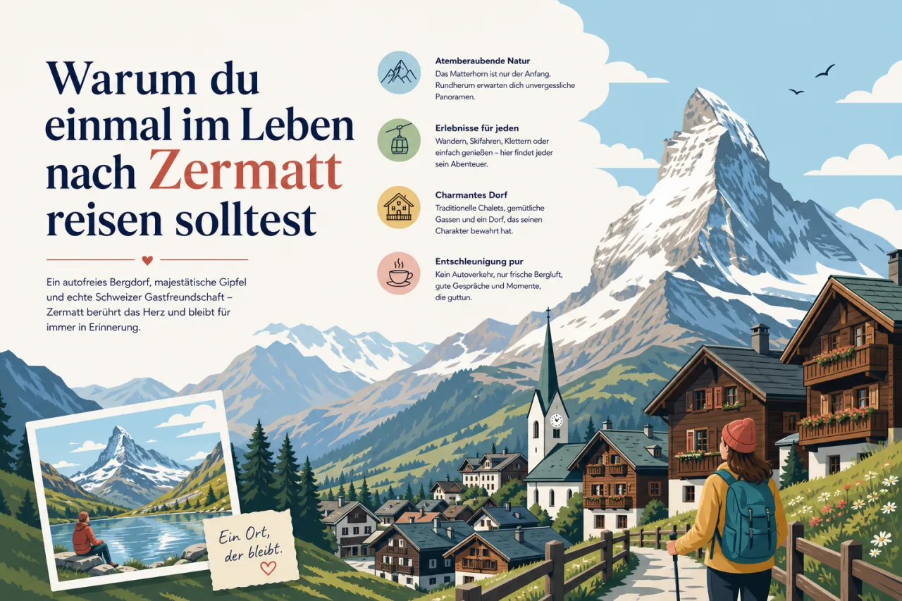 Warum du einmal im Leben nach Zermatt reisen solltest