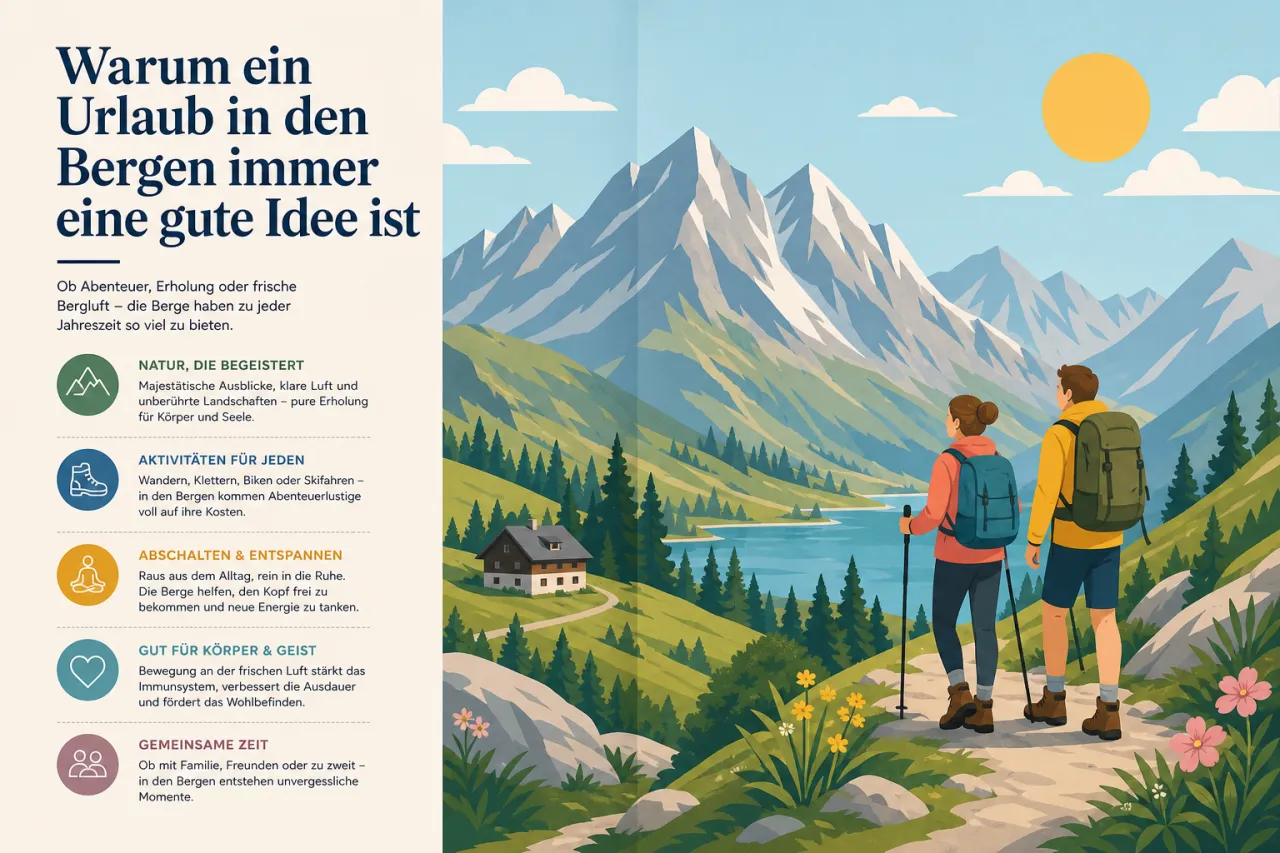 Warum ein Urlaub in den Bergen immer eine gute Idee ist