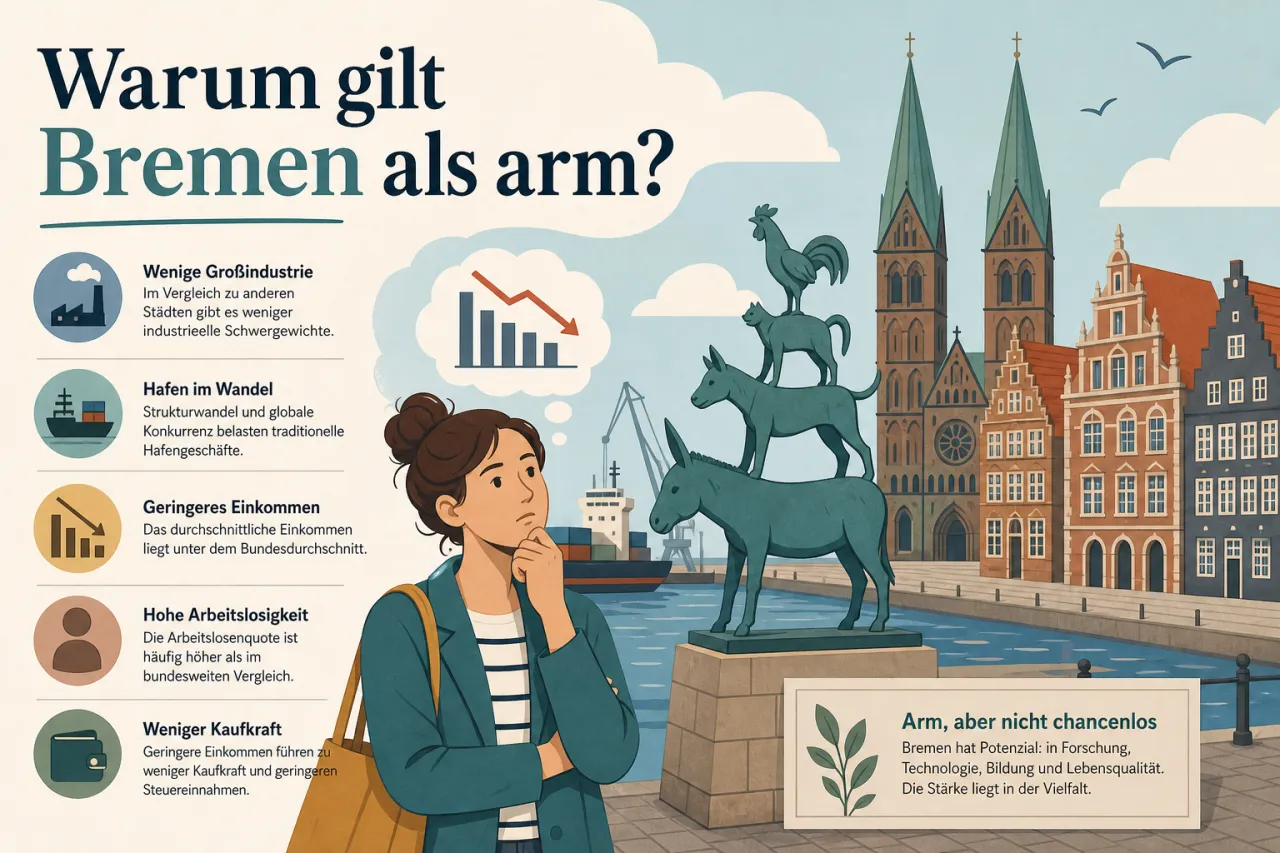 Warum gilt Bremen als arm?