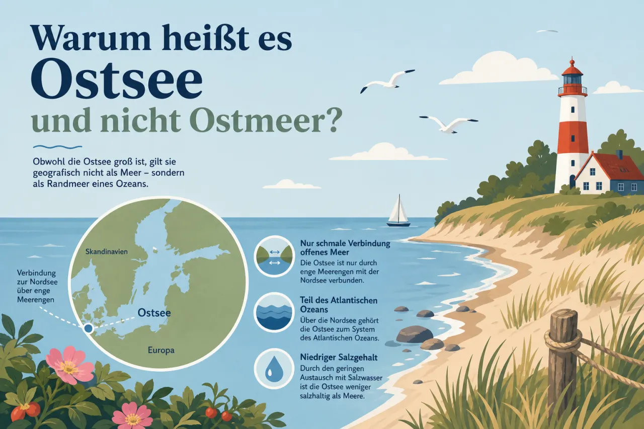 Warum heißt es Ostsee und nicht Ostmeer?