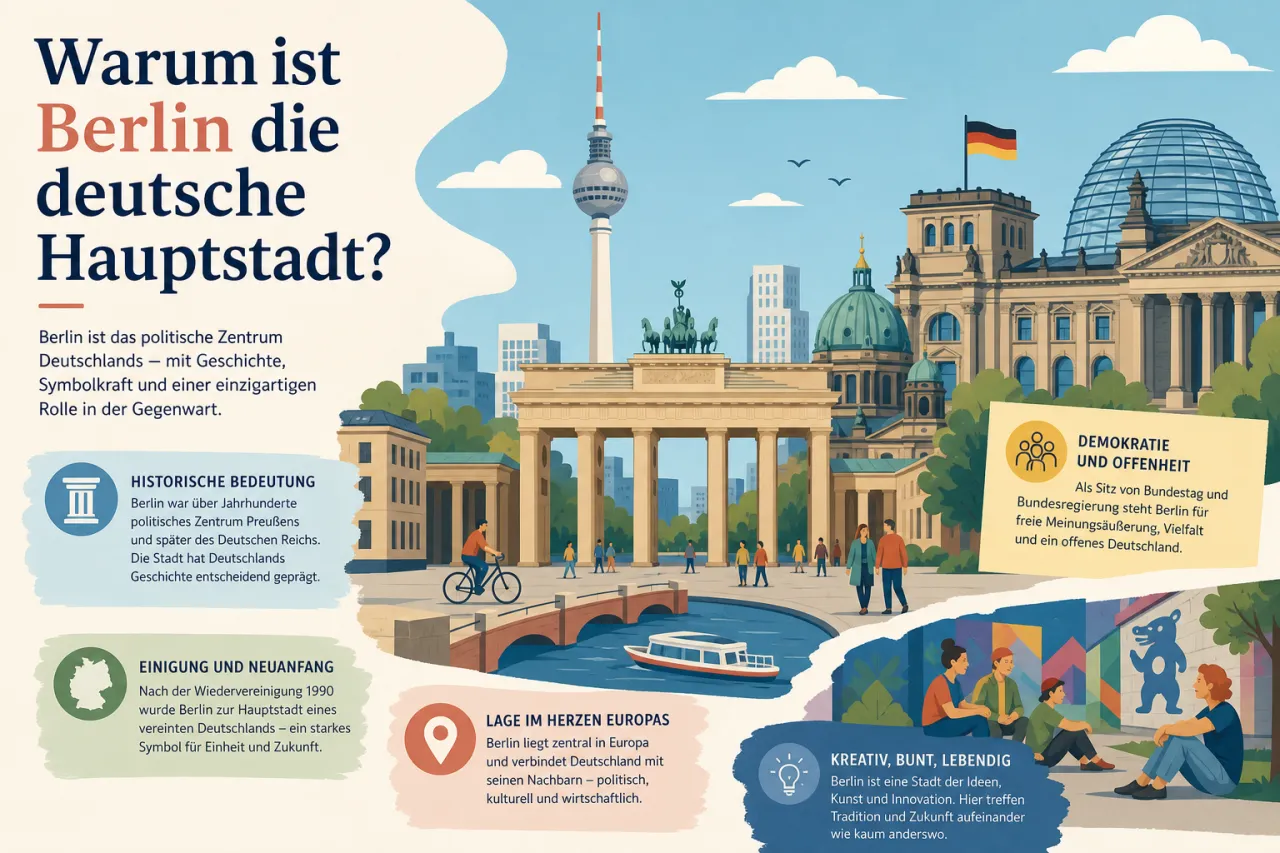 Warum ist Berlin die deutsche Hauptstadt?