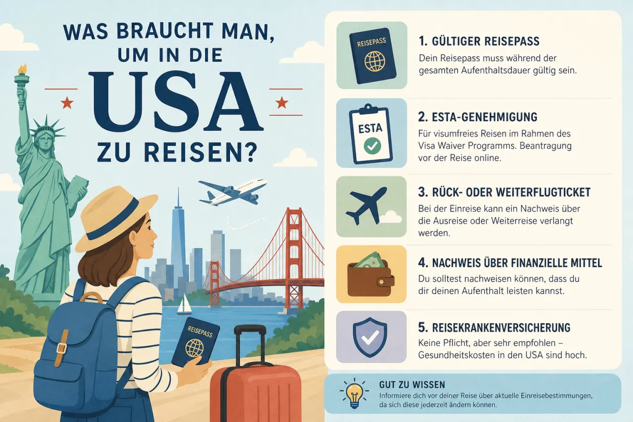Was braucht man, um in die USA zu reisen?