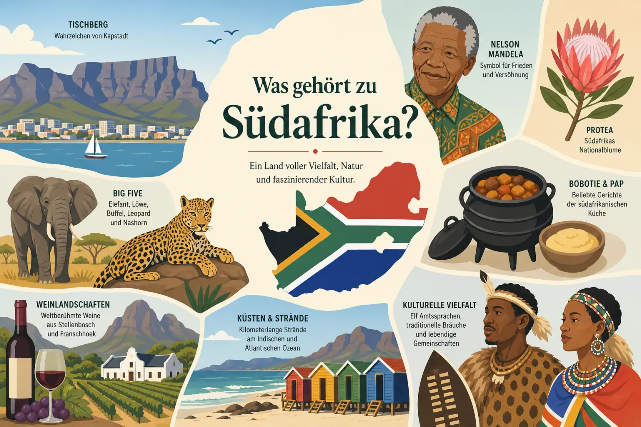 Was gehört zu Südafrika?