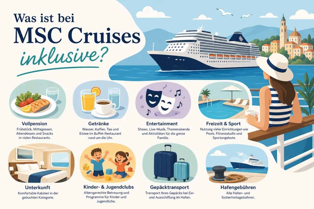 Was ist bei MSC Cruises inklusive?
