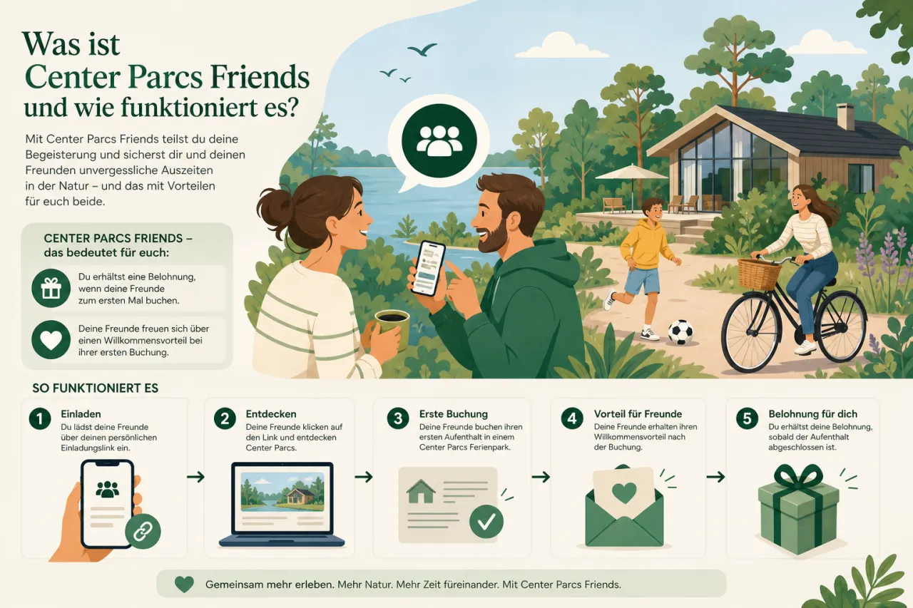 Was ist Center Parcs Friends und wie funktioniert es?