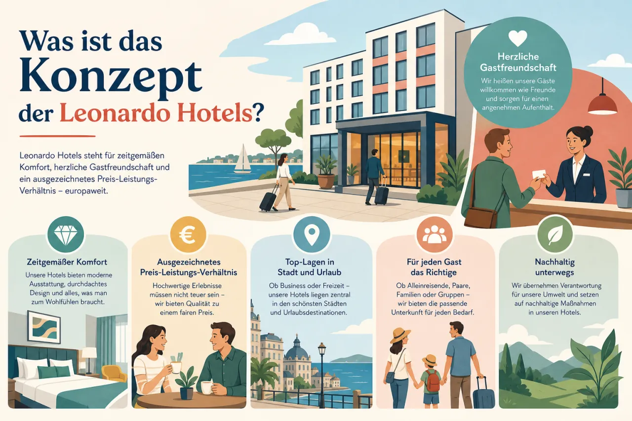 Was ist das Konzept der Leonardo Hotels?