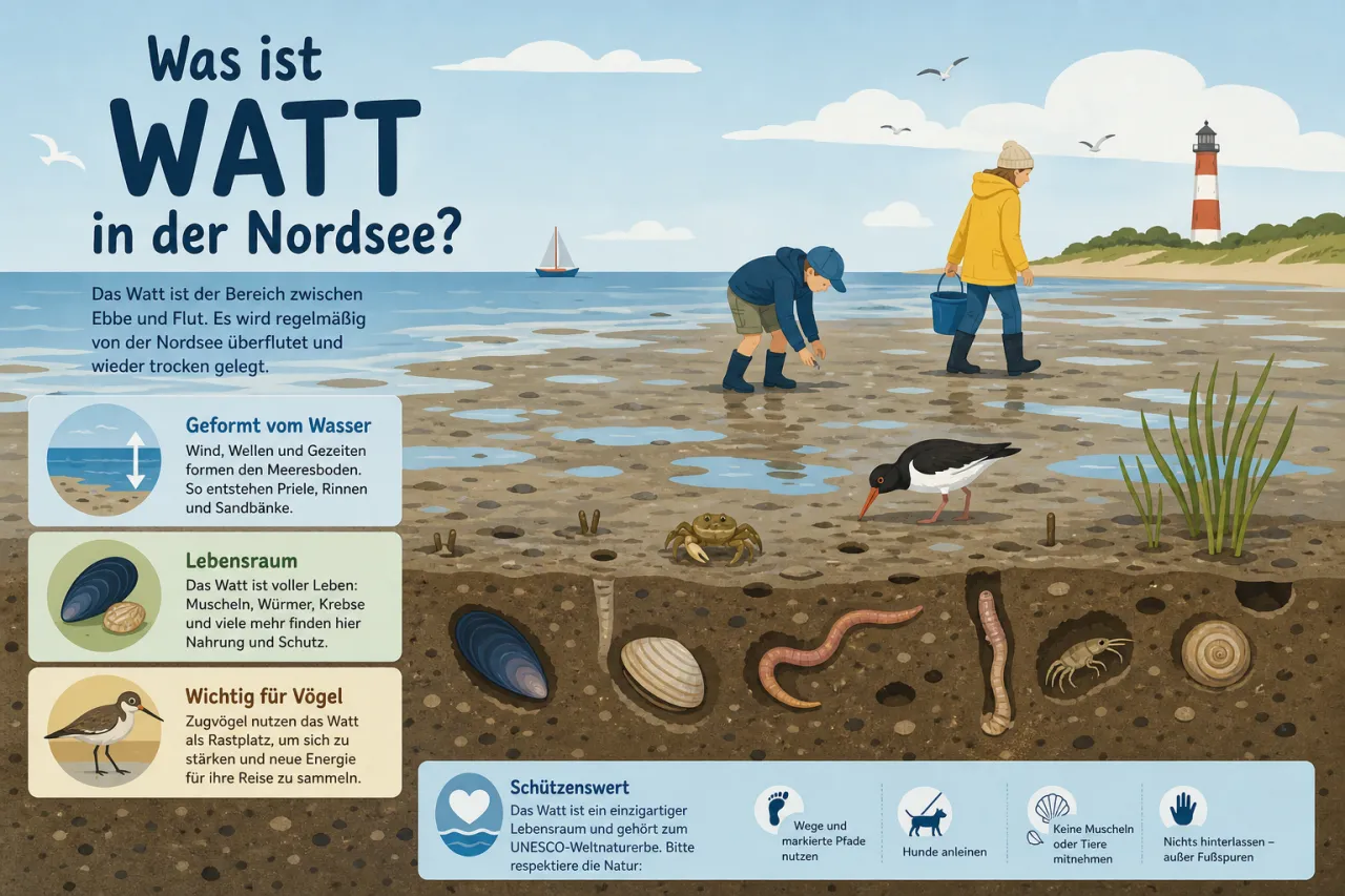Was ist Watt in der Nordsee?
