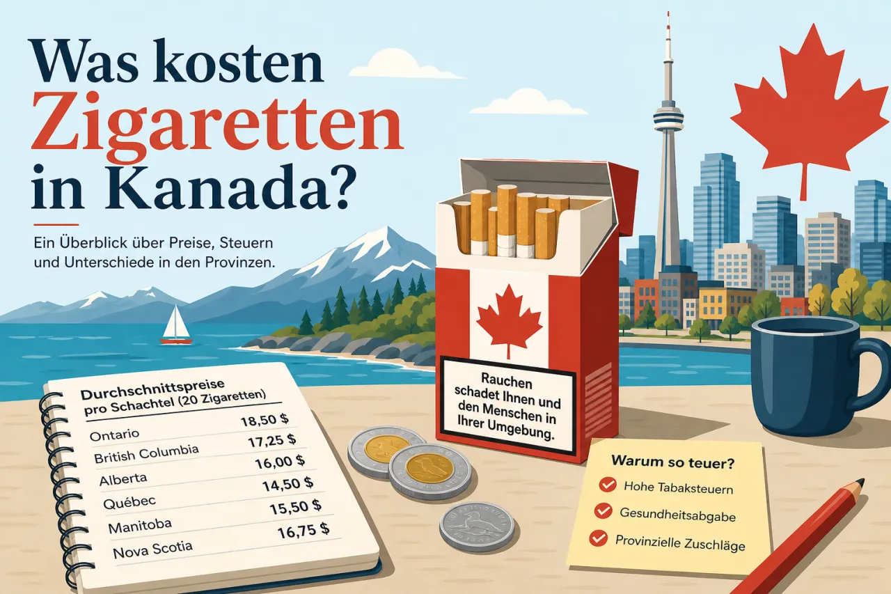 Was kosten Zigaretten in Kanada?