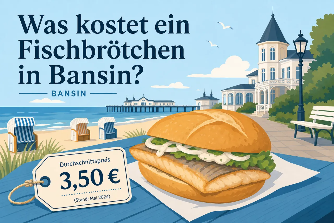 Was kostet ein Fischbrötchen in Bansin?