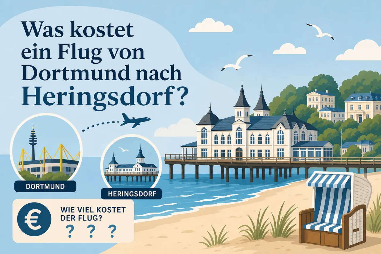 Was kostet ein Flug von Dortmund nach Heringsdorf?