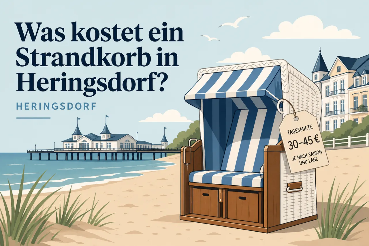 Was kostet ein Strandkorb in Heringsdorf?