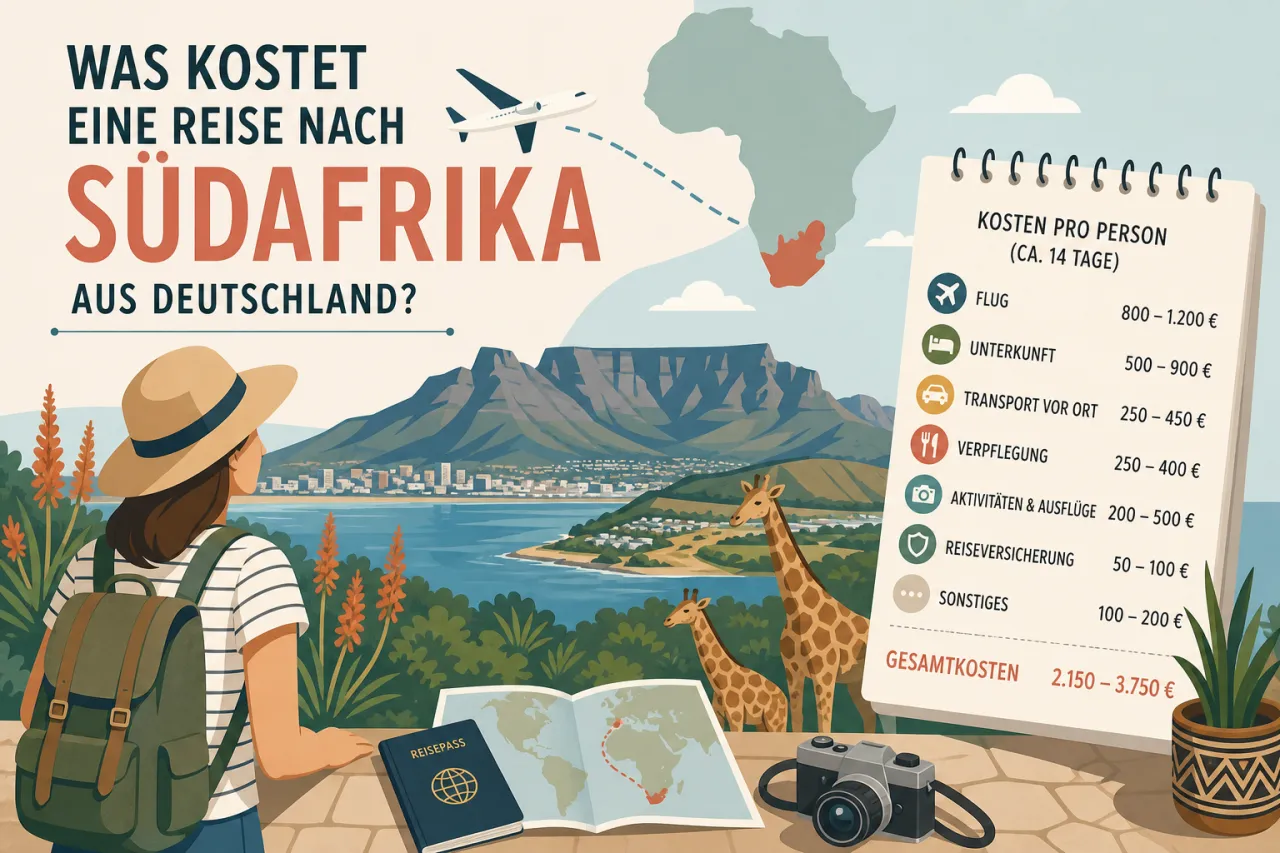Was kostet eine Reise nach Südafrika aus Deutschland?