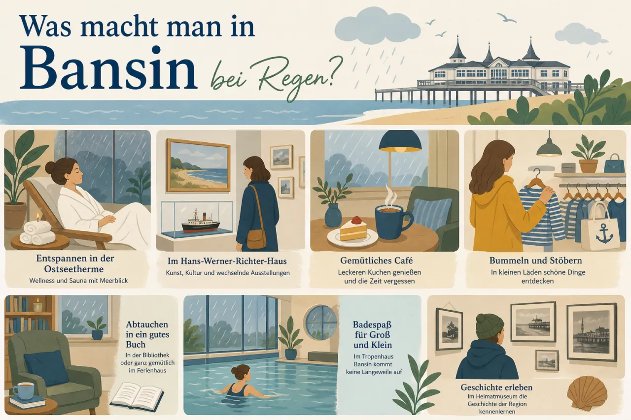 Was macht man in Bansin bei Regen?