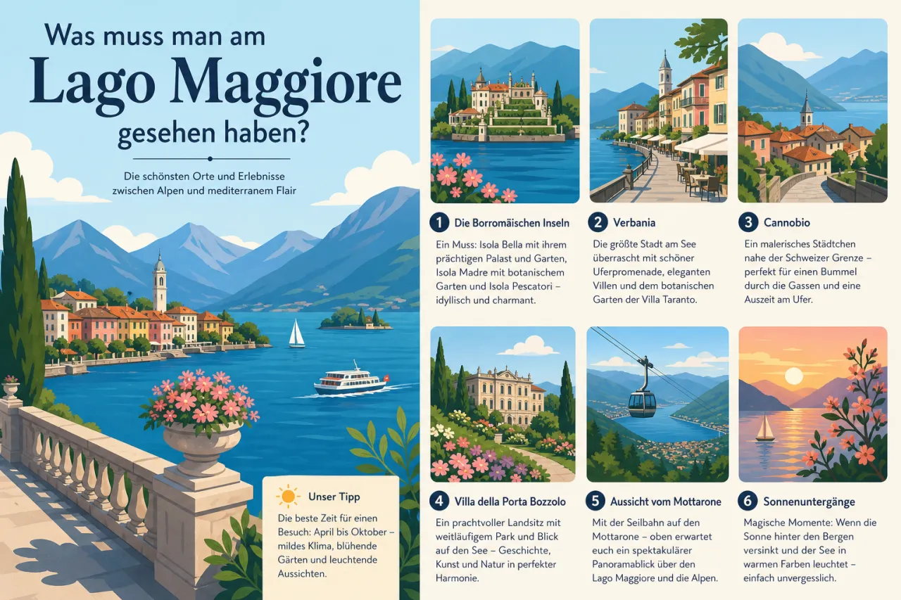 Was muss man am Lago Maggiore gesehen haben?