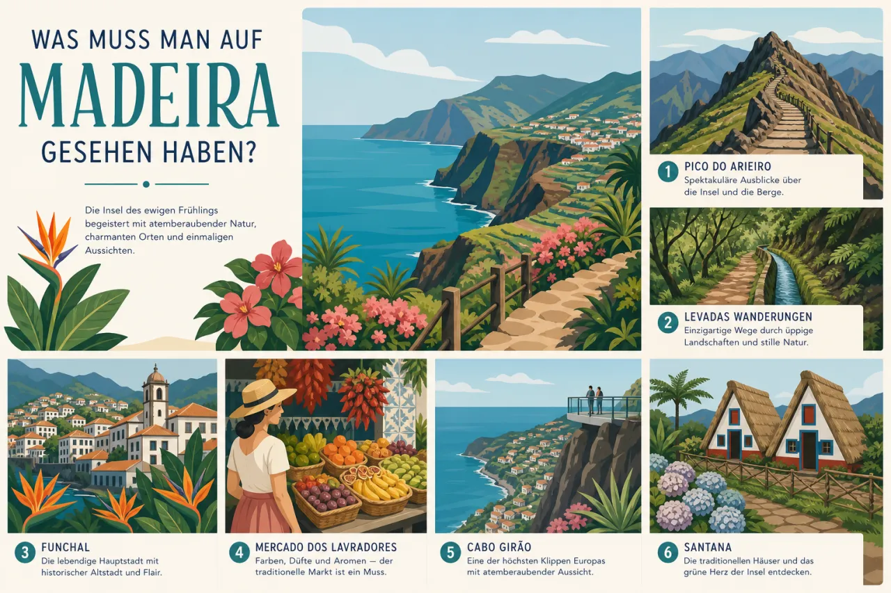 Was muss man auf Madeira gesehen haben?