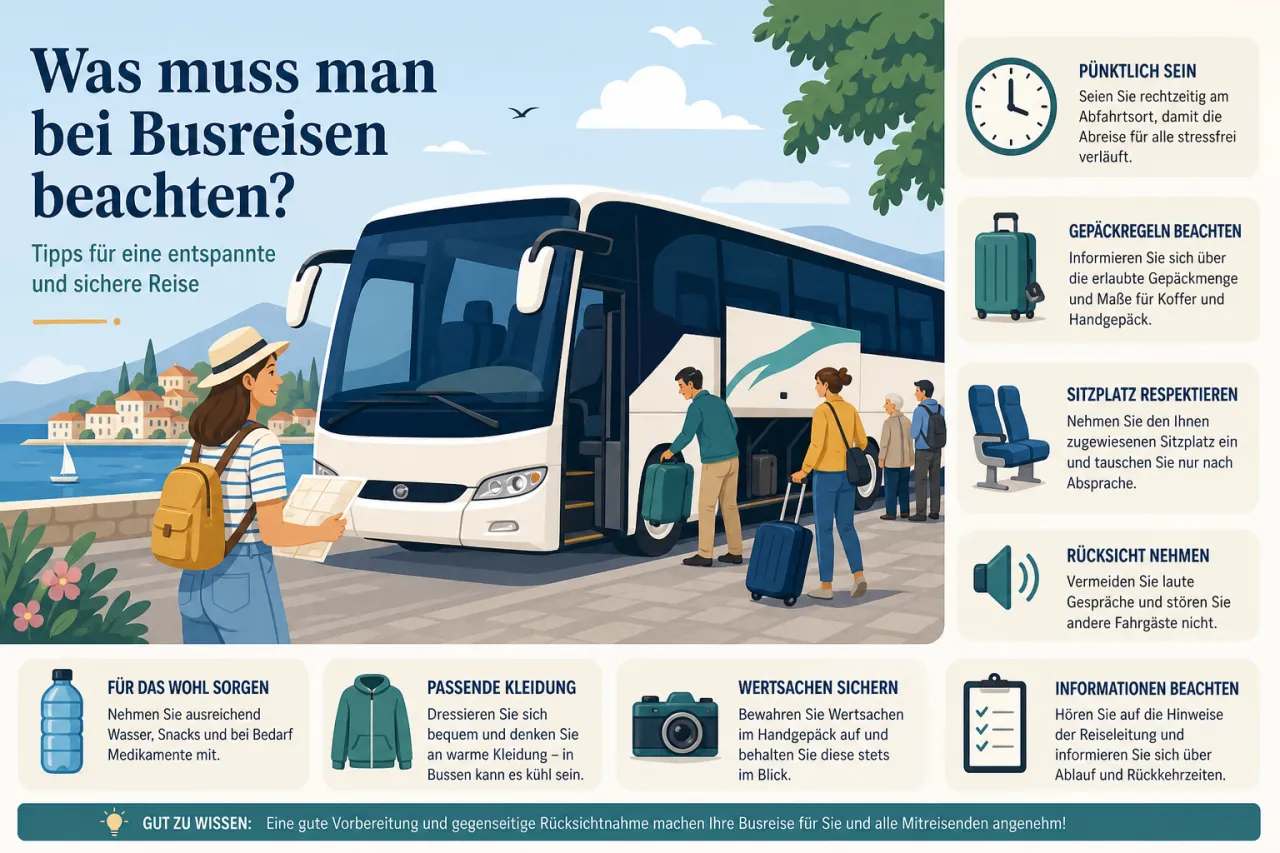 Was musst du bei Busreisen beachten?