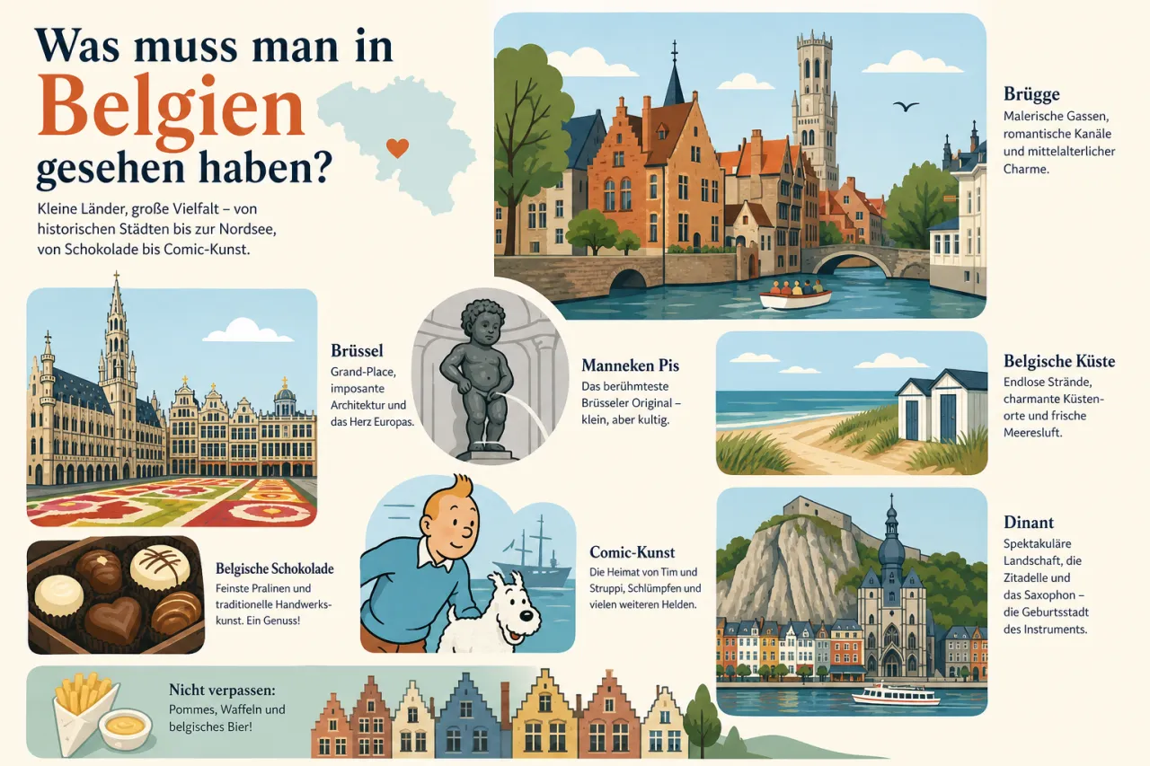 Was muss man in Belgien gesehen haben?