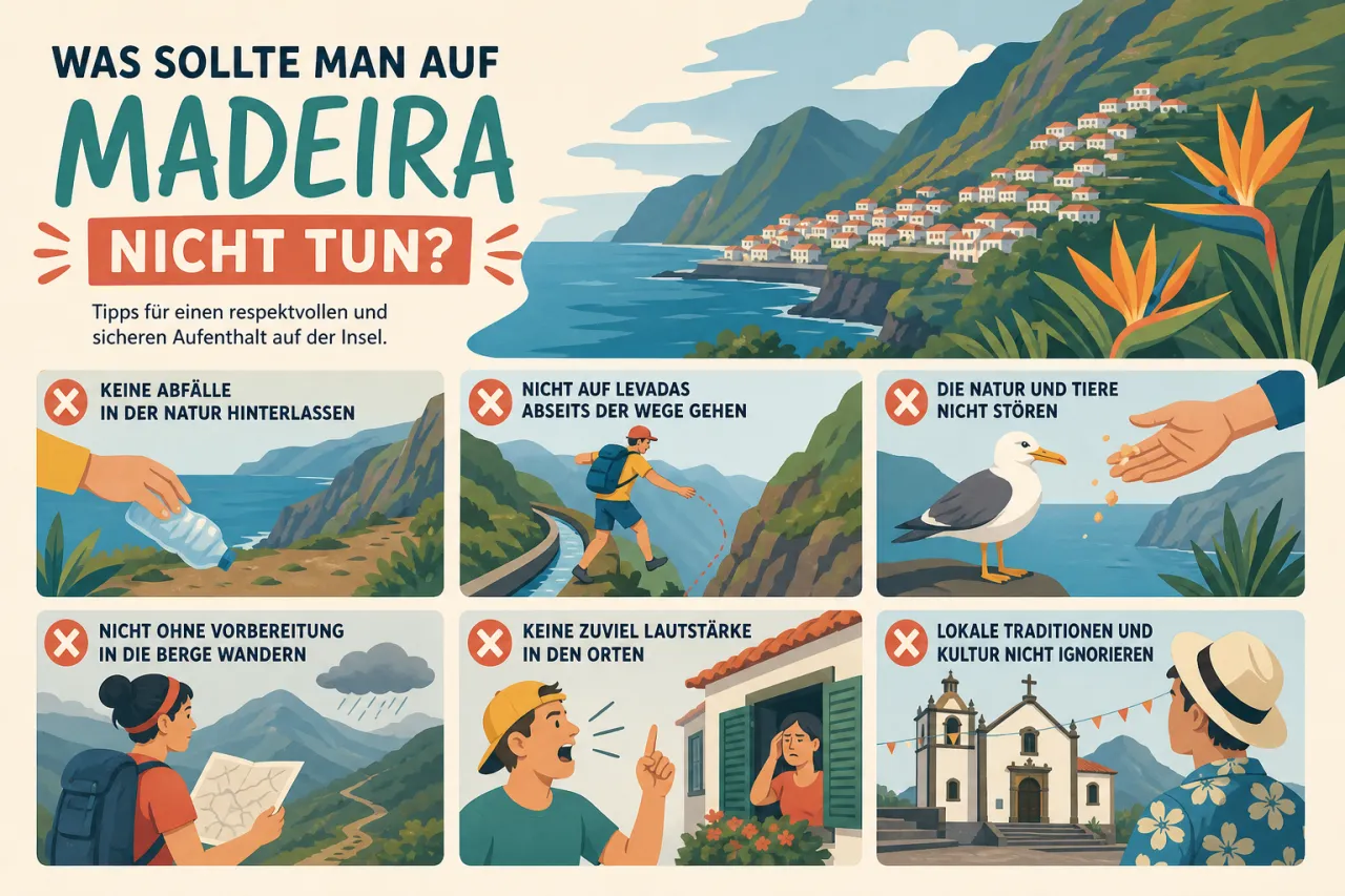 Was sollte man auf Madeira nicht tun?