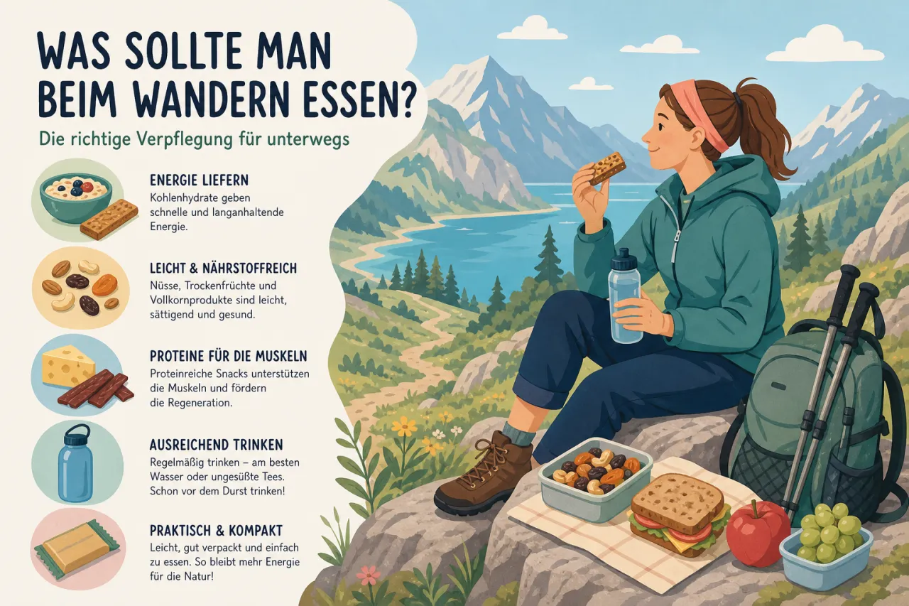 Was sollte man beim Wandern essen?