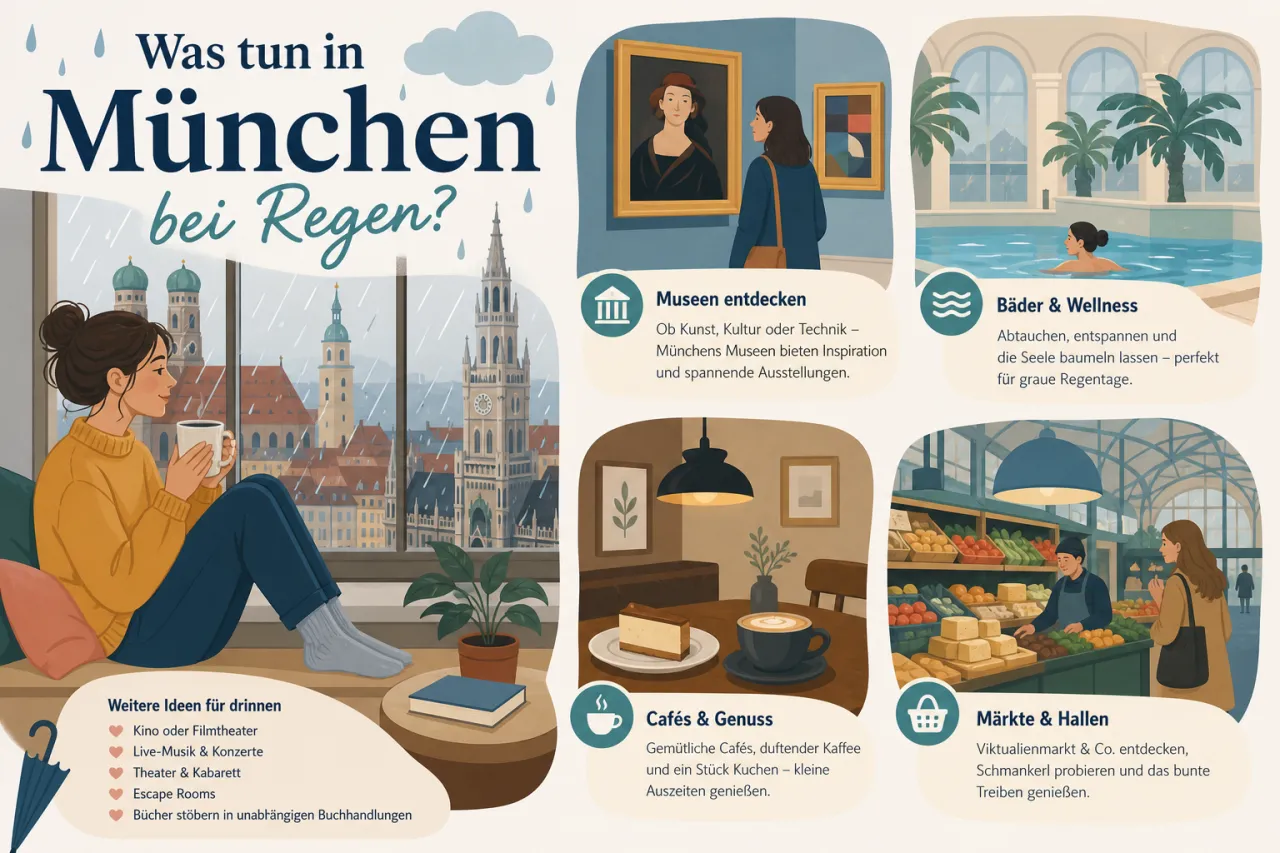 Was tun in München bei Regen?