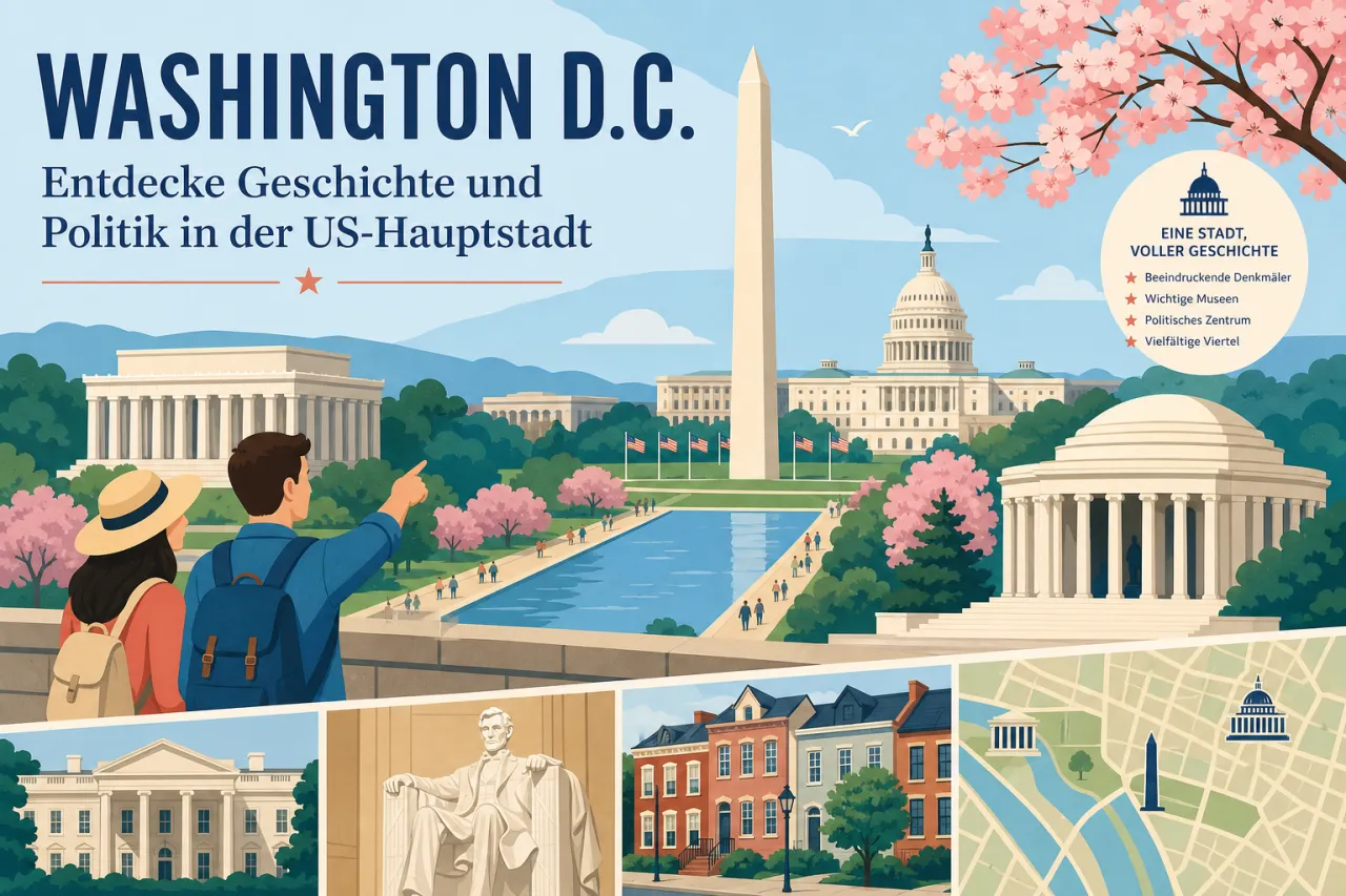Washington D.C.: Entdecke Geschichte und Politik in der US-Hauptstadt