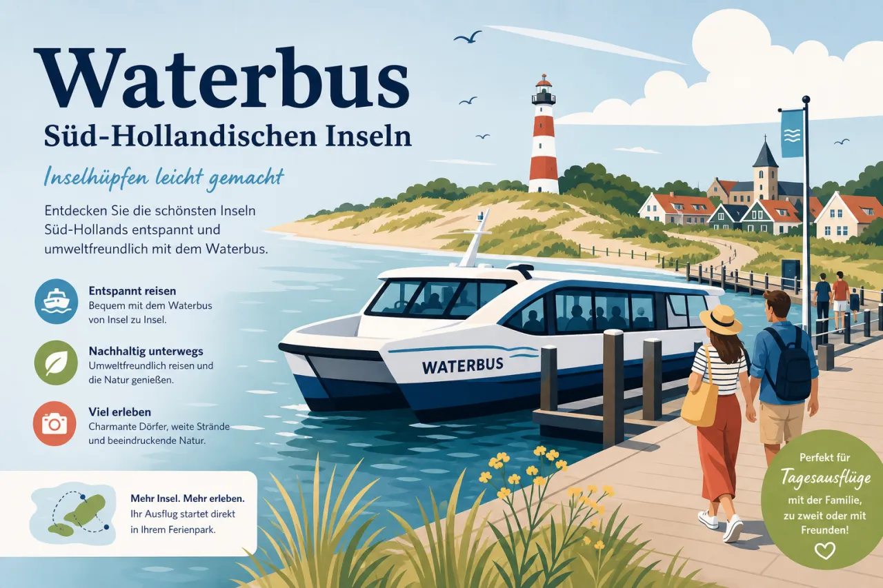 Waterbos Süd-Hollandischen Inseln in Holland