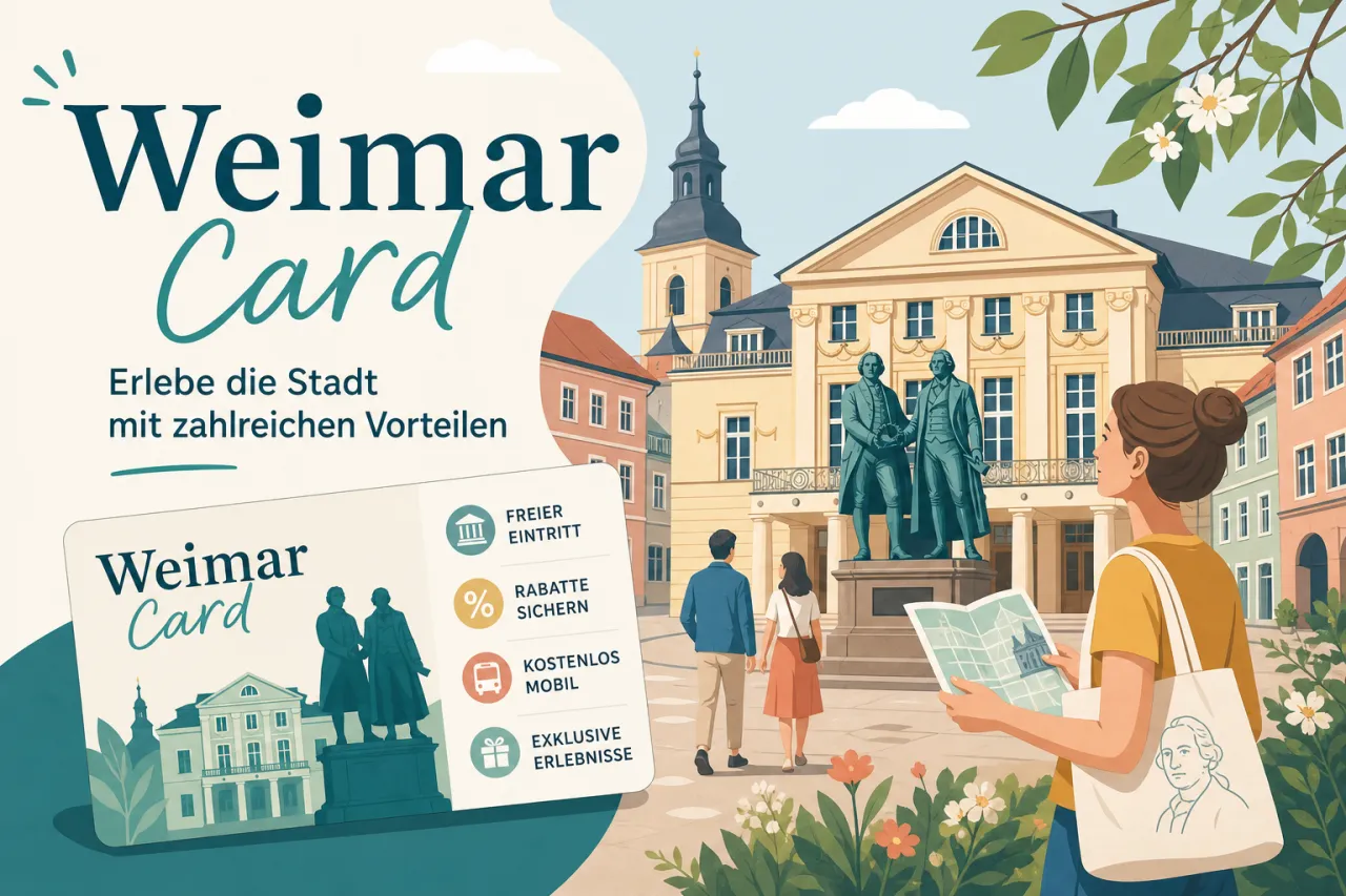 Weimar Card: Erlebe die Stadt mit zahlreichen Vorteilen
