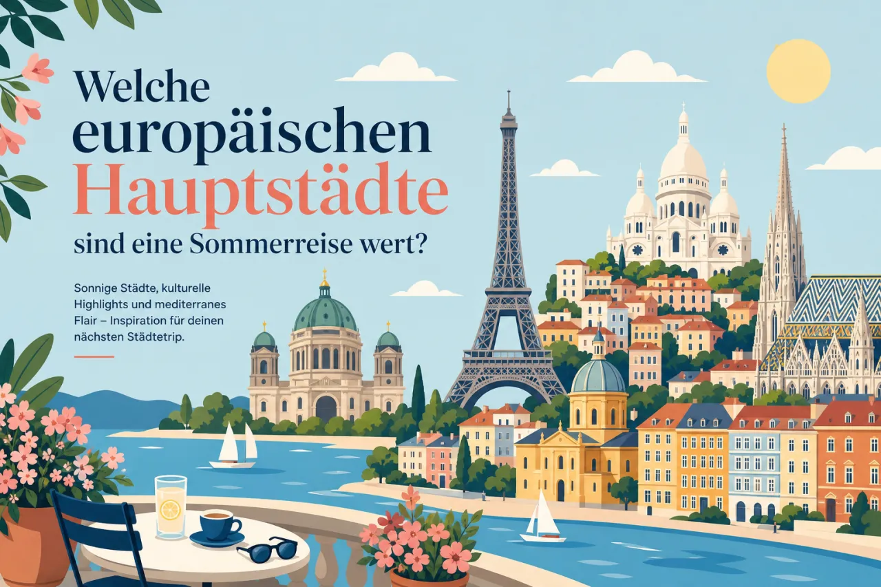 Welche europäischen Hauptstädte sind eine Sommerreise wert?