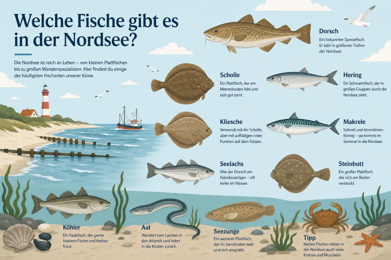 Welche Fische gibt es in der Nordsee?