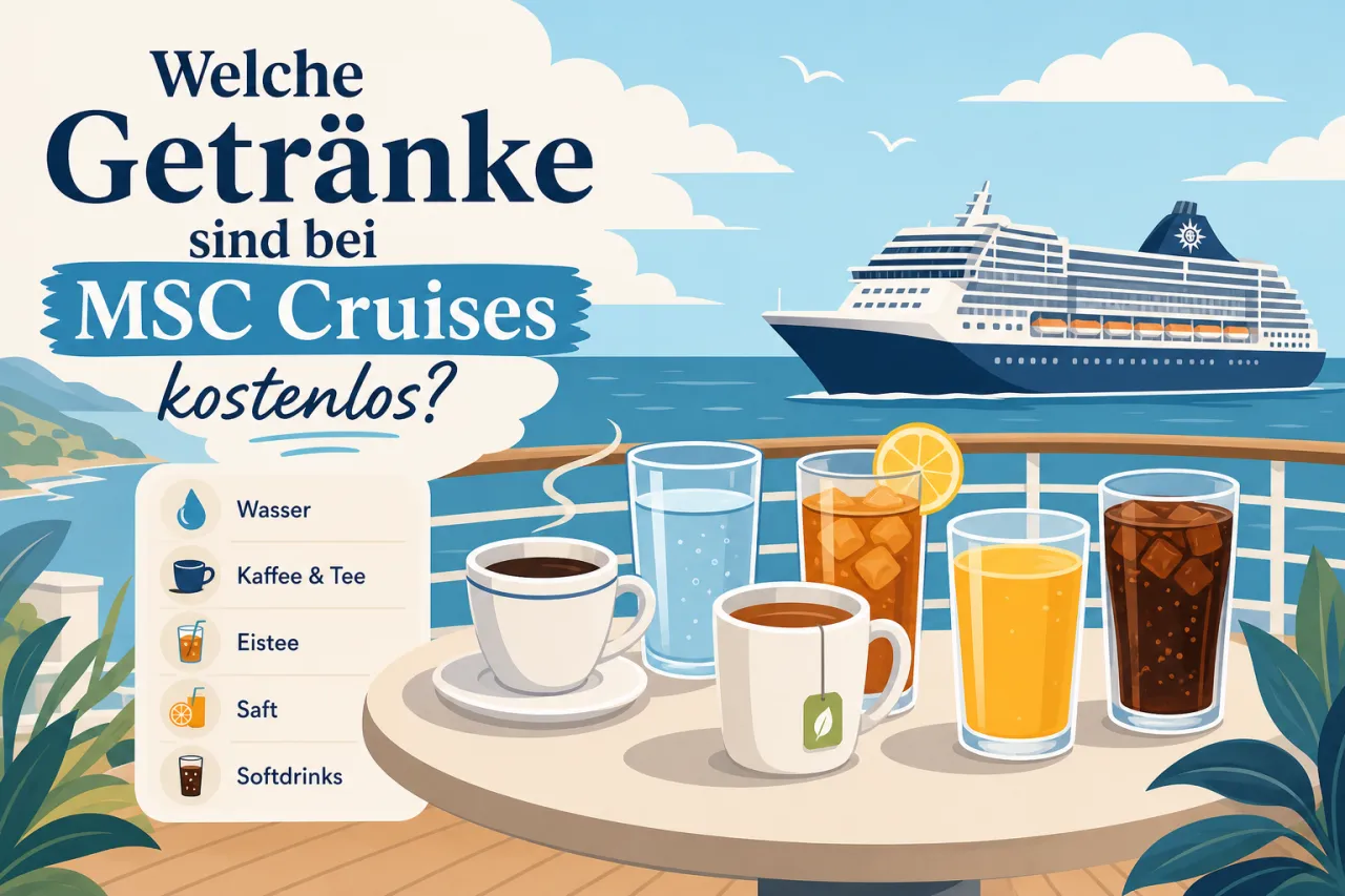 Welche Getränke sind bei MSC Cruises kostenlos?