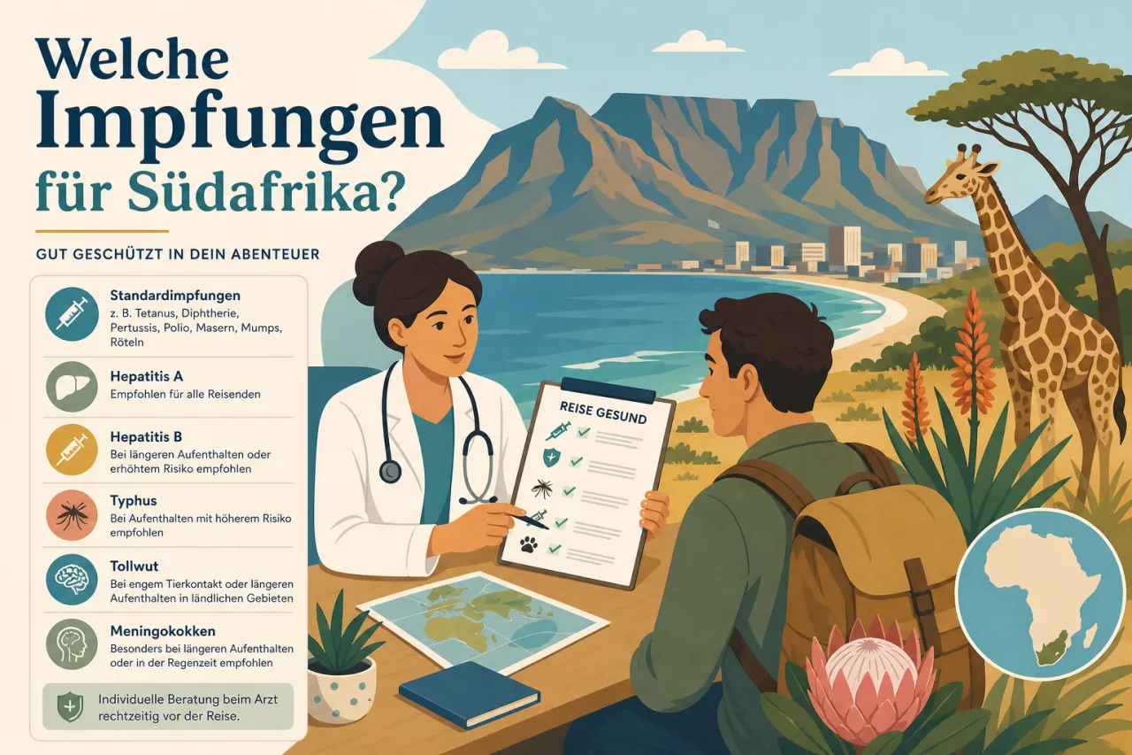 Welche Impfungen für Südafrika?