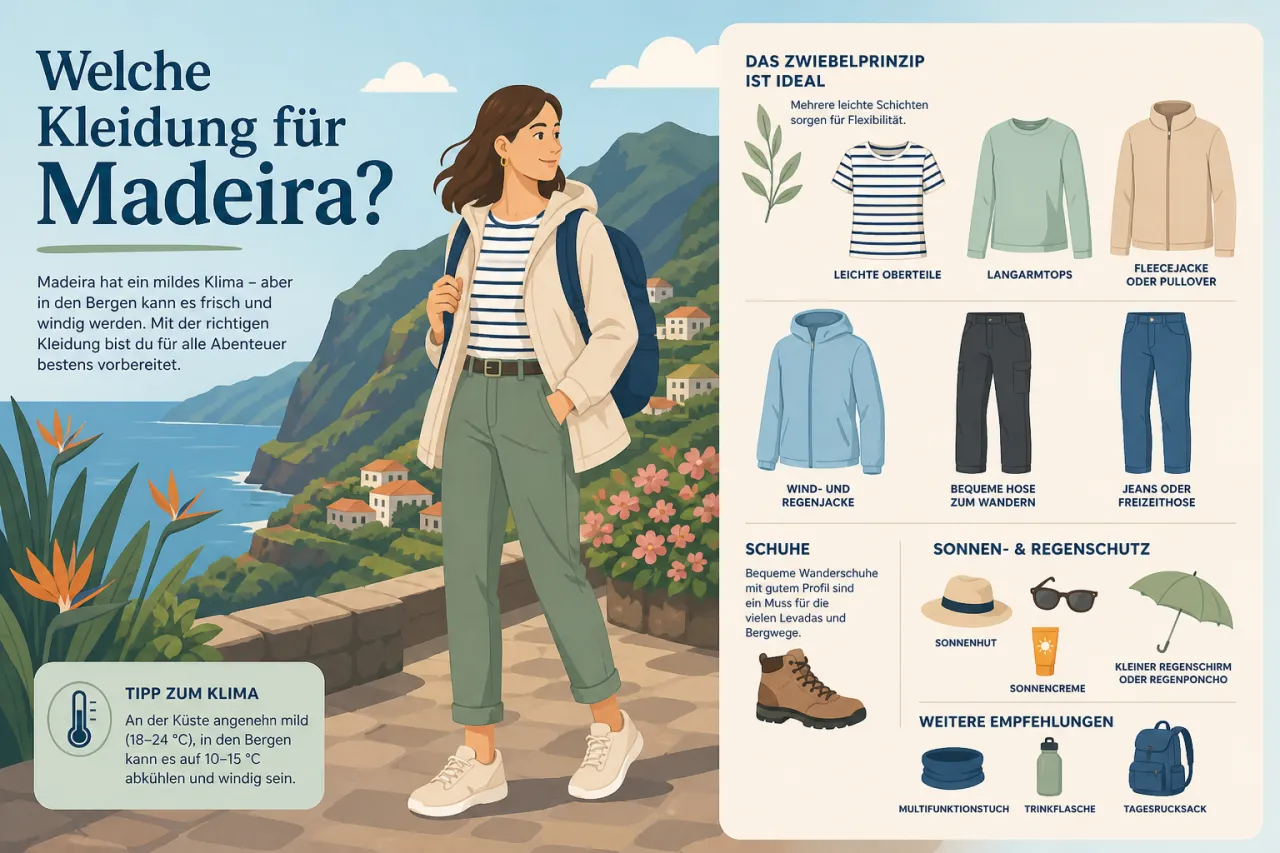 Welche Kleidung für Madeira?