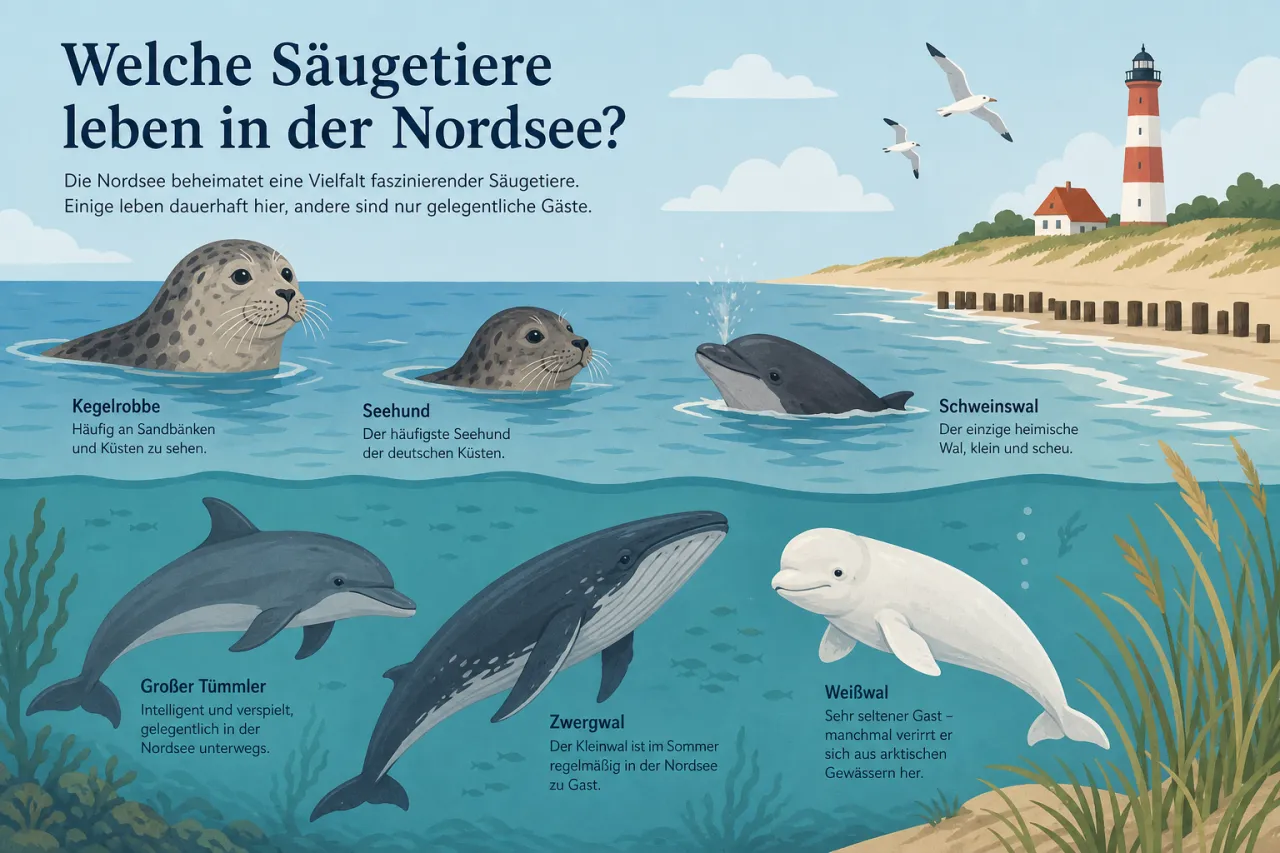 Welche Säugetiere leben in der Nordsee?