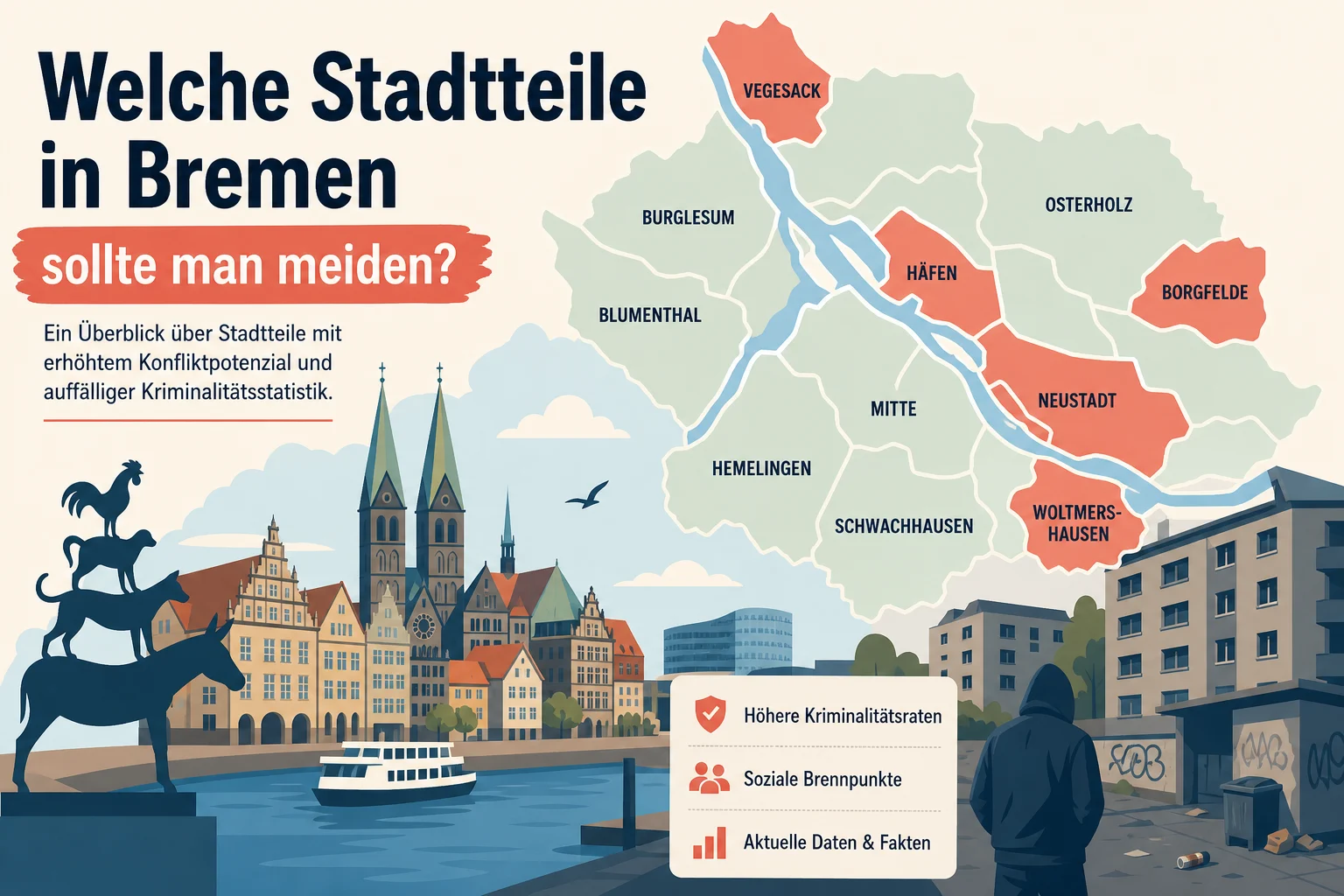 Welche Stadtteile in Bremen sollte man meiden?