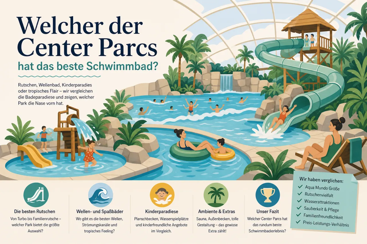 Welcher der Center Parcs hat das beste Schwimmbad?
