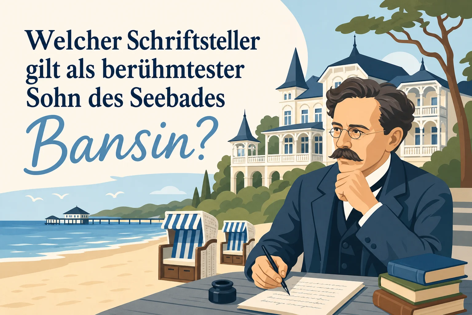 Welcher Schriftsteller gilt als berühmtester Sohn des Seebades Bansin?