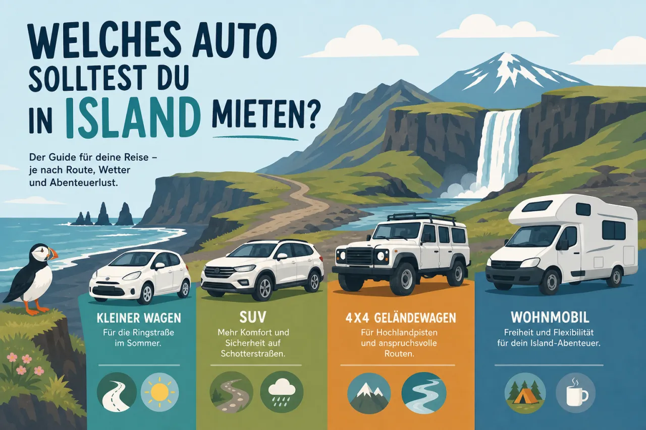 Welches Auto solltest du in Island mieten?